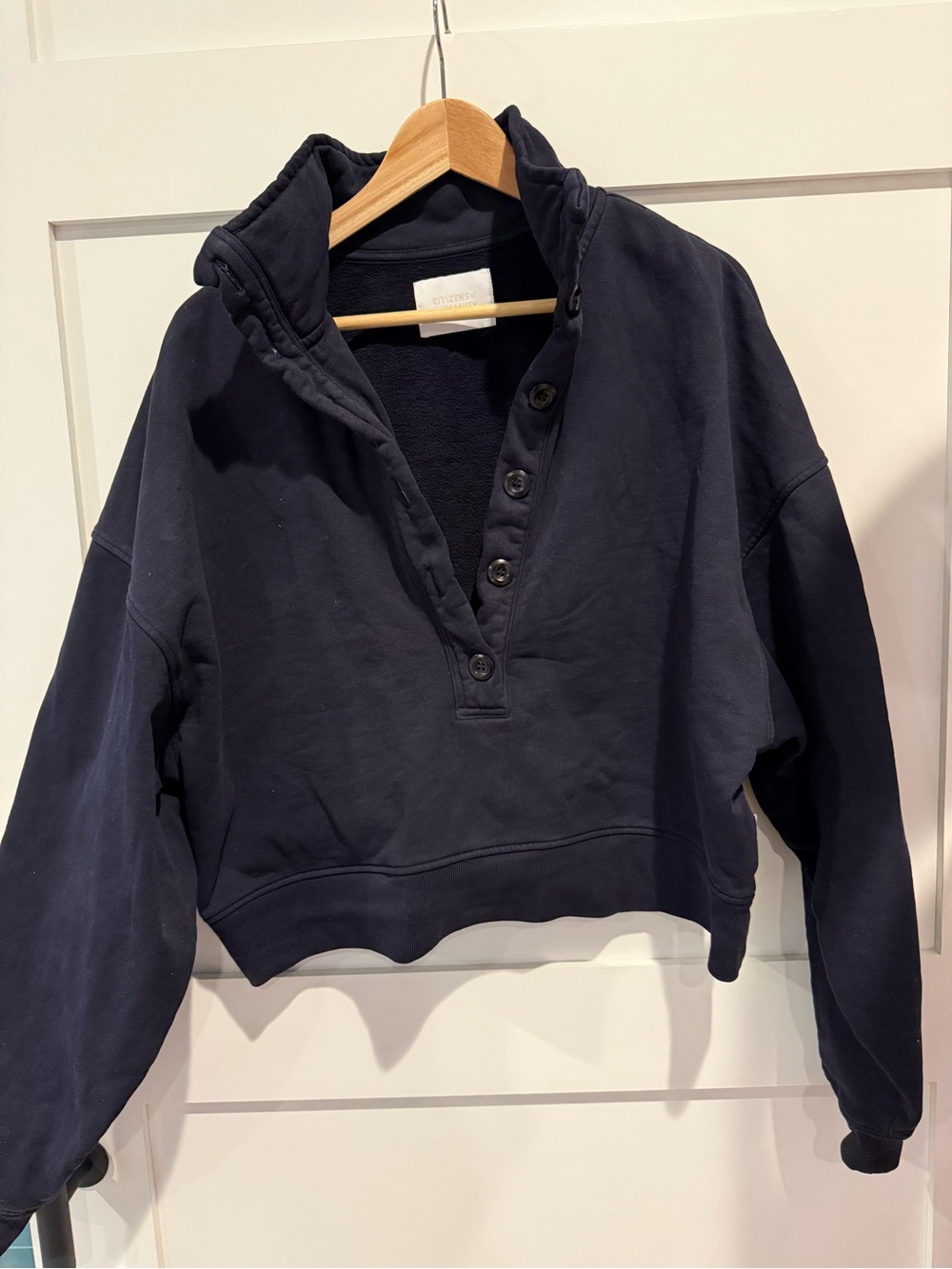 Citizens Of Humanity Mirelle sweatshirt  Button-Front Cropped